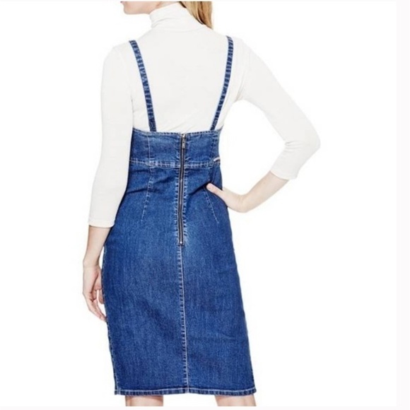 Guess Denim Slit Midi Dress - Picture 4 of 12